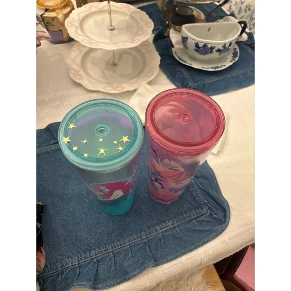 Starbucks Tumbler Pink Aqua Iridescent Mermaid Lot